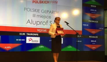ALUPROF "Polskim Gepardem" tygodnika WPROST